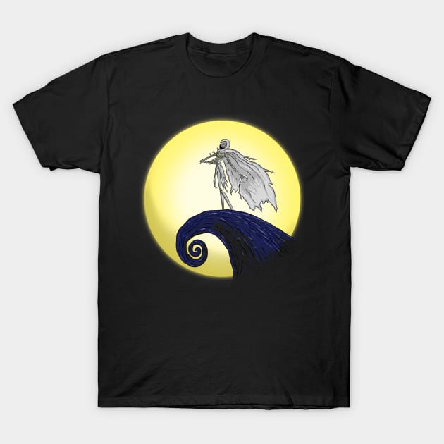 knight on the moon T-Shirt by MarianoSan